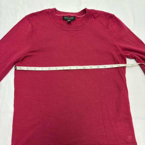 Banana Republic 100% Merino Wool Women’s Small Long Sleeve Crewneck Sweater Pink - Picture 6 of 10